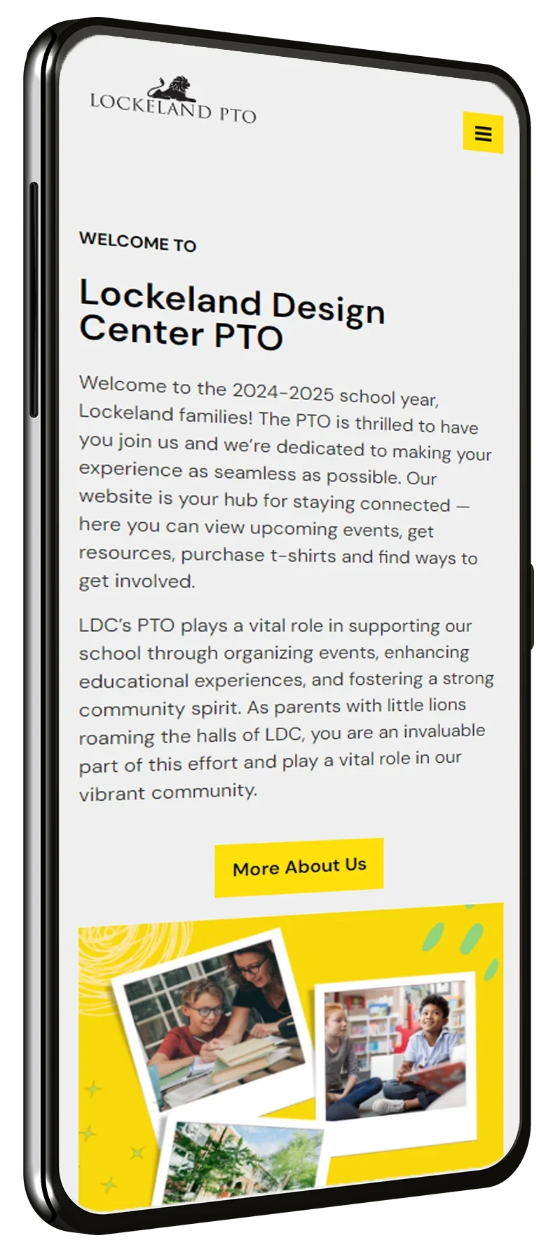 Lockeland Elementary PTO mobile site
