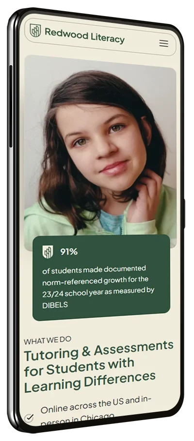 Redwood Literacy mobile site