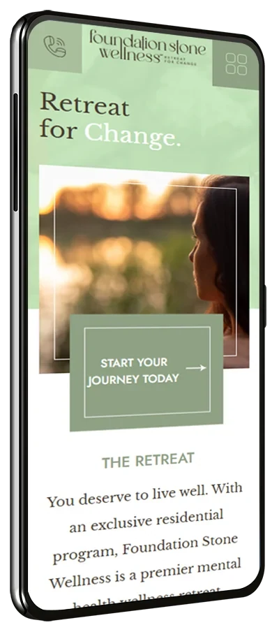 Foundation Stone Wellness mobile site